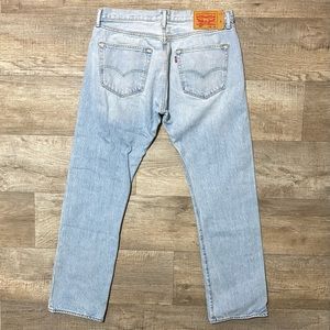 Levi’s 501 Button Fly Straight Leg Denim Jeans